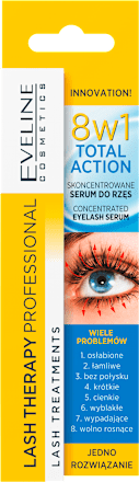 Serum za nego trepalnic Total Action 8 v 1 EVELINE COSMETICS