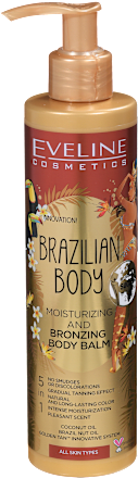 Hidratantni bronzing balzam za telo Brazilian Body EVELINE COSMETICS