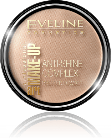 Kompaktni puder Anti-Shine Complex Art Make-Up, 35 Golden Beige EVELINE COSMETICS