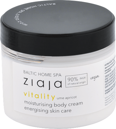 Hydratačný telový krém Baltic Home Spa vitality ume apricot  ziaja
