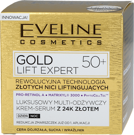 Gold Lift expert krem dzień/noc 50+ EVELINE COSMETICS
