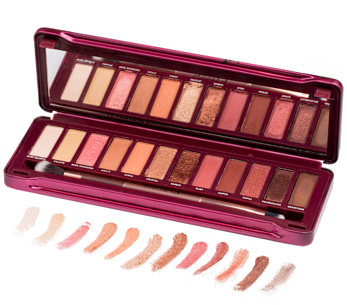ruby glamour paleta sjenila za oči  EVELINE COSMETICS