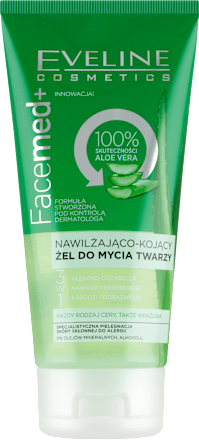 Żel do mycia twarzy nawilżająco-kojący Facemed+ EVELINE COSMETICS
