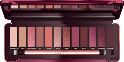 ruby glamour paleta sjenila za oči  EVELINE COSMETICS