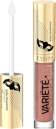 Variété Satin Matt tekući ruž za usne – 01 Caramel Cake EVELINE COSMETICS