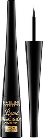 Liquid Precision 2000 Procent Matt tekući tuš za oči – Black  EVELINE COSMETICS