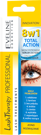 Концентриран серум за мигли 8 в 1 Total Action EVELINE COSMETICS