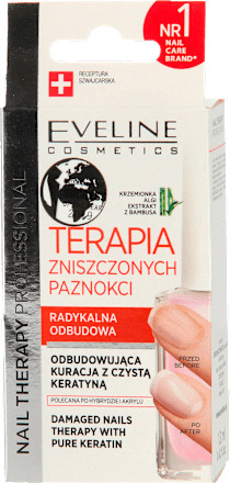 Lak za nego poškodovanih nohtov Nail Therapy EVELINE COSMETICS