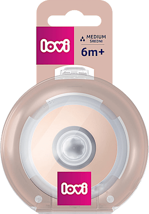 Tetină Mammafeel cu flux mediu de la 6 luni LOVI