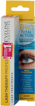 Total Action 8u1 serum za trepavice  EVELINE COSMETICS