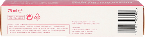 Pasta do zębów zmniejszająca nadwrażliwość Sensitiv ziaja