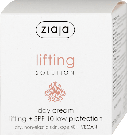 lifting SOLUTION dnevna krema za lice, SPF 10 ziaja