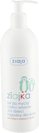 Żel do mycia ciała i włosów dla dzieci Ziaja