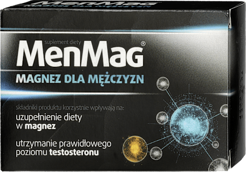 Suplement diety magnez dla mężczyzn, tabletki MENMAG