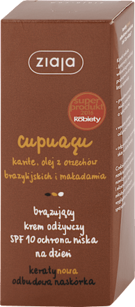 Samoopaľovací denný krém cupuaçu SPF 10 ziaja
