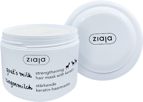 maska na vlasy kozí mléko ziaja