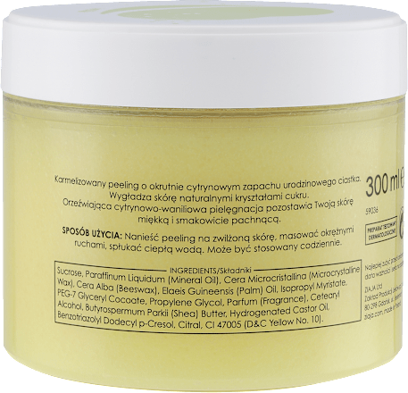 Peeling cukrowy Lemon Cake ziaja