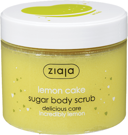 Sladkorni piling za telo lemon cake ziaja