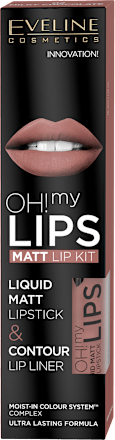 OH! my VELVET LIPS MATT set za usne – 02 Milky Chocolate EVELINE COSMETICS