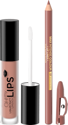 Oh! my Velvet Lips Matt set za usne – 01 Neutral Nude EVELINE COSMETICS
