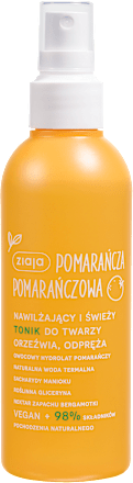 Tonik do twarzy nawilżający i świeży Pomarańcza Pomarańczowa ziaja