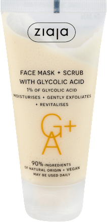 Maska i piling za lice GLYCOLIC ACID ziaja