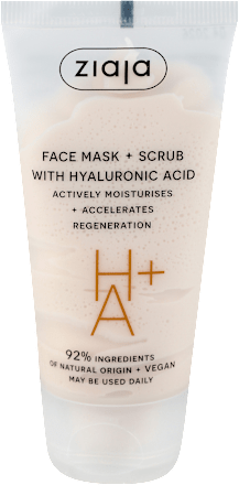 HYALURONIC ACID maska i piling za lice ziaja