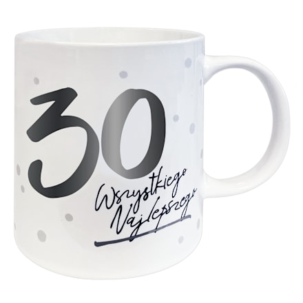 Kubek Premium, 30-te Urodziny kukartka