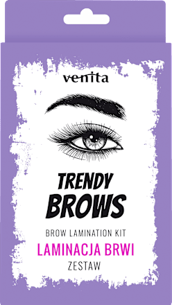 Laminacja brwi zestaw Trendy Brows  Venita