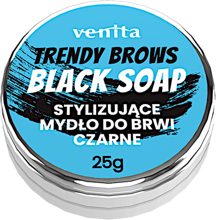 Stylizujące mydełko do brwi czarne Venita