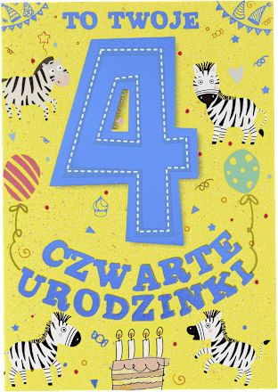 Kartka okolicznościowa urodziny keine Marke