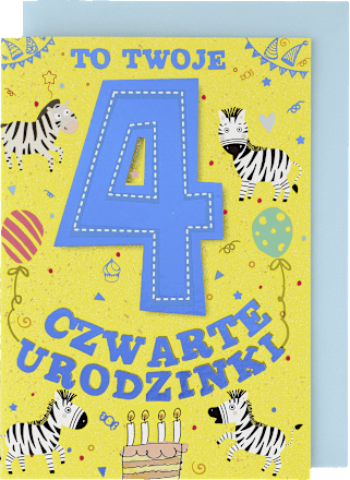 Kartka okolicznościowa urodziny keine Marke