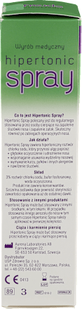 Spray hipertoniczny Hipertonic Spray Zatoki USP ZDROWIE