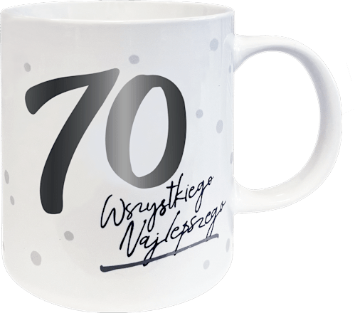 Kubek Premium, 70-te Urodziny kukartka