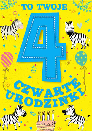 Kartka okolicznościowa urodziny keine Marke