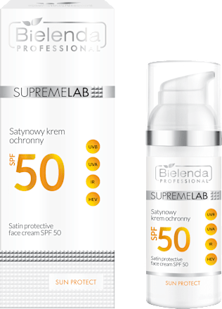Krem ochronny satynowy SPF 50 Sun Protect Bielenda