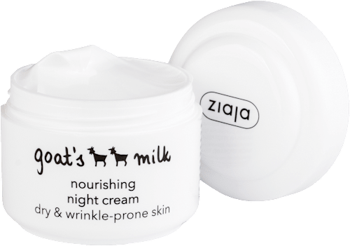 Noćna krema za lice sa kozijim mlekom ziaja