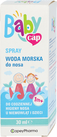 Spray woda morska do nosa Babycap