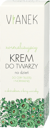 Normalizujący krem do twarzy na dzień Vianek