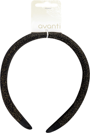 Rajf za kosu - crni sa cirkonima avanti