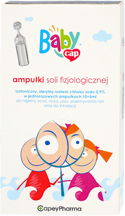 Ampułki soli fizjologicznej Babycap
