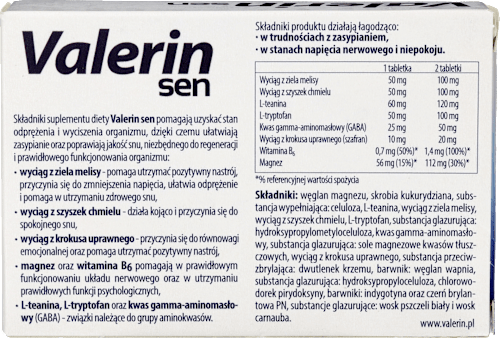 Suplement diety Sen VALERIN