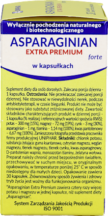 Preparat magnezowo - potasowy, kapsułki UNIPHAR