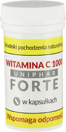 Witamina C 1000 FORTE, kapsułki UNIPHAR