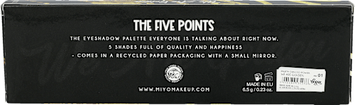 Paleta cieni do powiek Five Points 01 We Are Golden Miyo