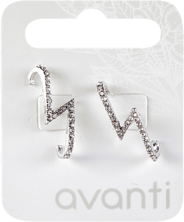 Minđuše srebrnog sjaja - sa cirkonima avanti