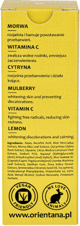 SERUM DO TWARZY WITAMINA C I MORWA  Orientana