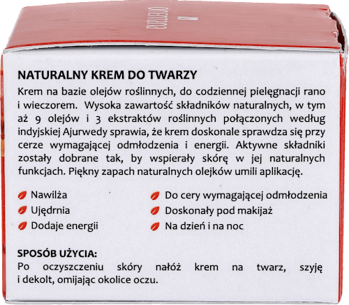 KREM DO TWARZY ŻEŃ-SZEŃ INDYJSKI  Orientana