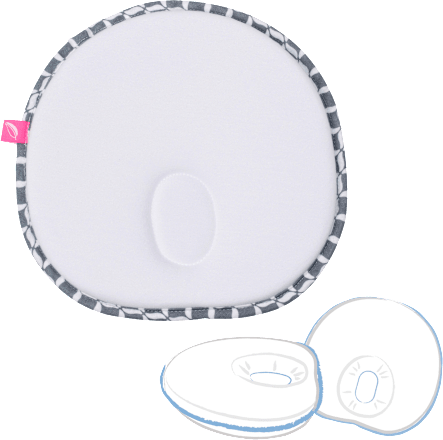 Babykissen ergonomisch mit Memory Foam, grau classics Motherhood