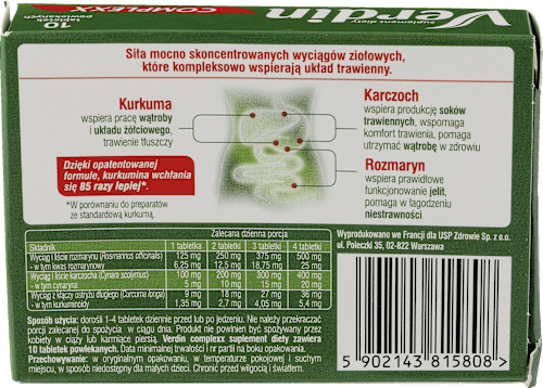 Suplement diety na dolegliwości trawienne, tabletki USP ZDROWIE